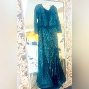 Mardi Gras Ball Gown